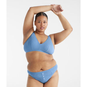 NEW knix | Micro Modal Essential Thong in daylight blue